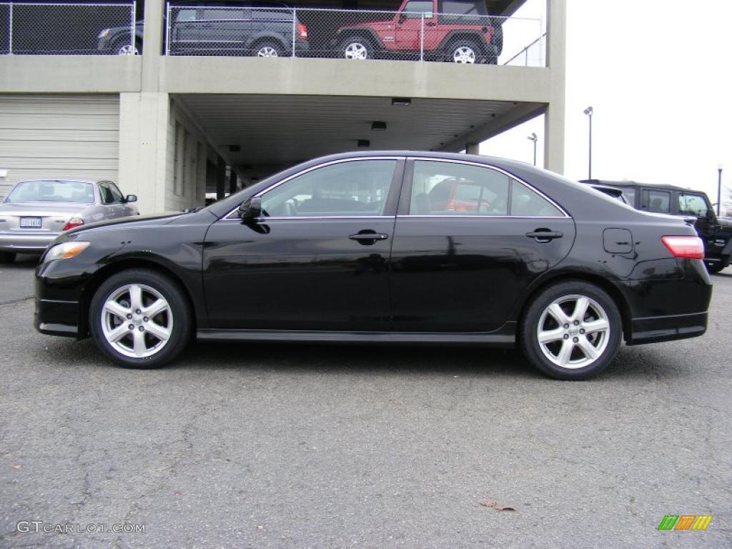 2007 Camry SE - Black / Ash photo #8