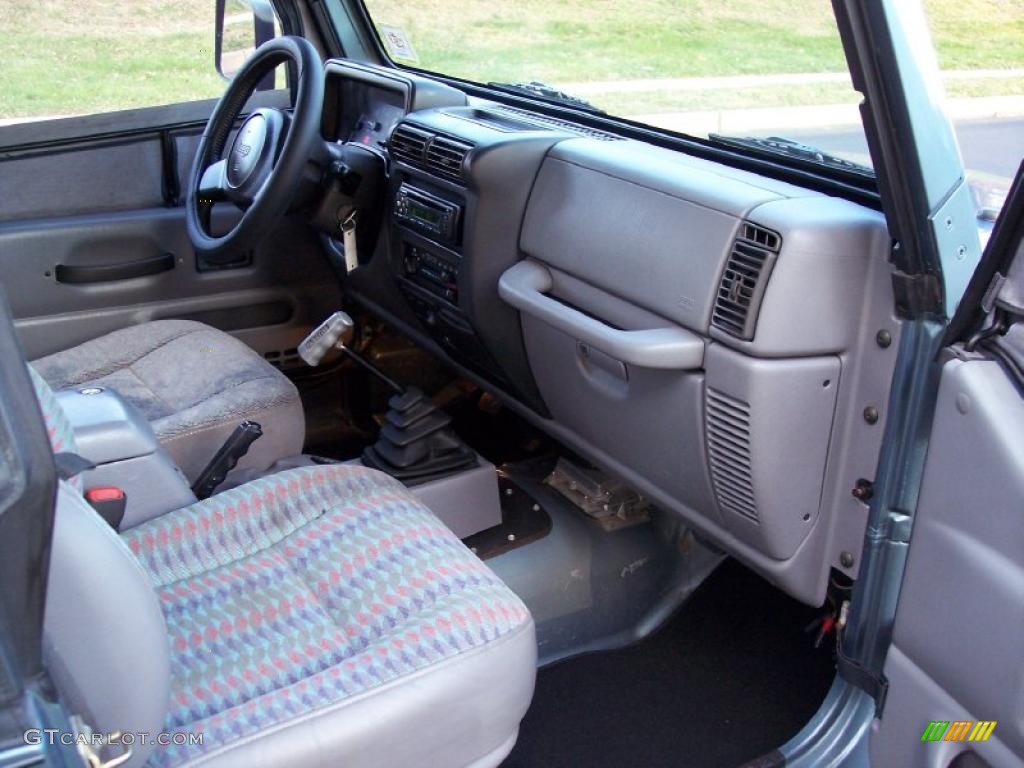 Gray Interior 1997 Jeep Wrangler Sport 4x4 Photo #40967016