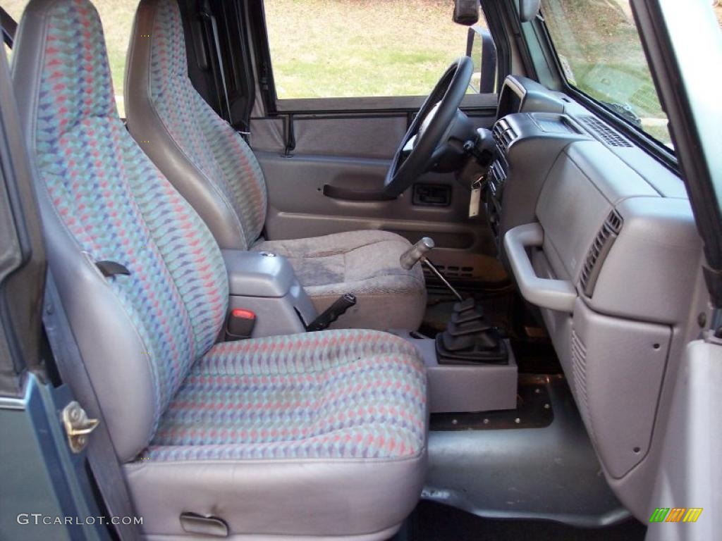 Gray Interior 1997 Jeep Wrangler Sport 4x4 Photo #40967032