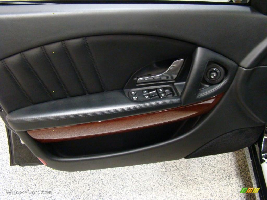 2007 Maserati Quattroporte Standard Quattroporte Model Nero Door Panel Photo #40967868