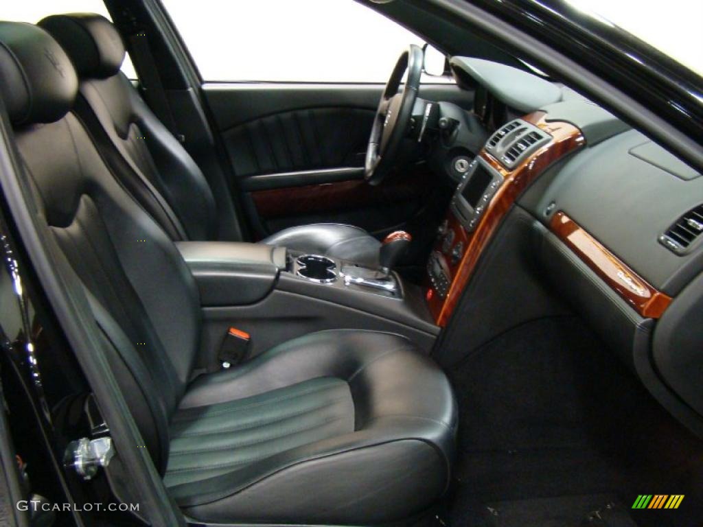 Nero Interior 2007 Maserati Quattroporte Standard Quattroporte Model Photo #40967936