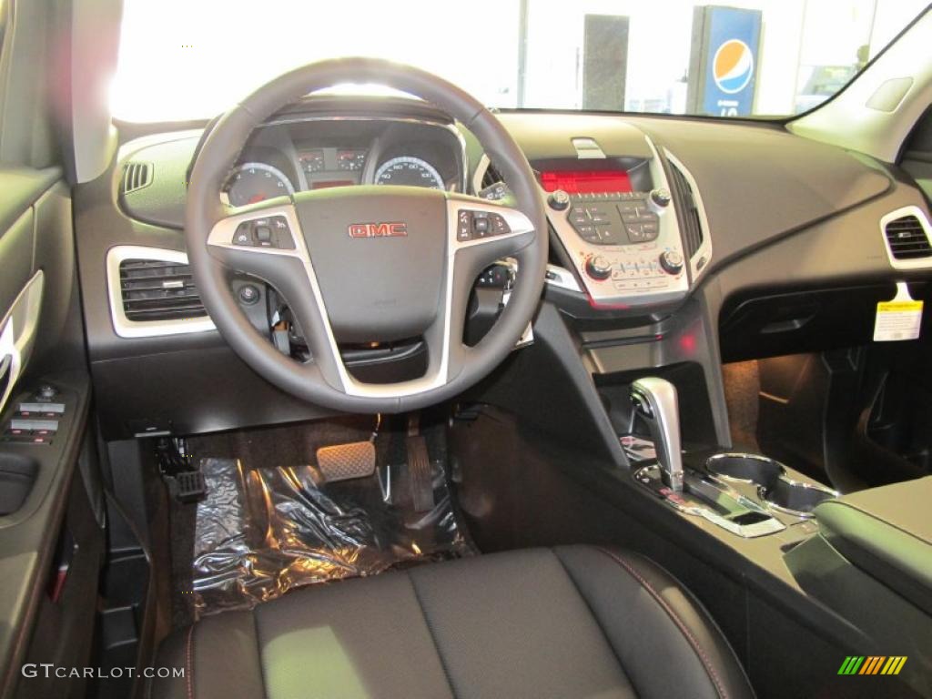 Jet Black Interior 2011 GMC Terrain SLT Photo #40971128