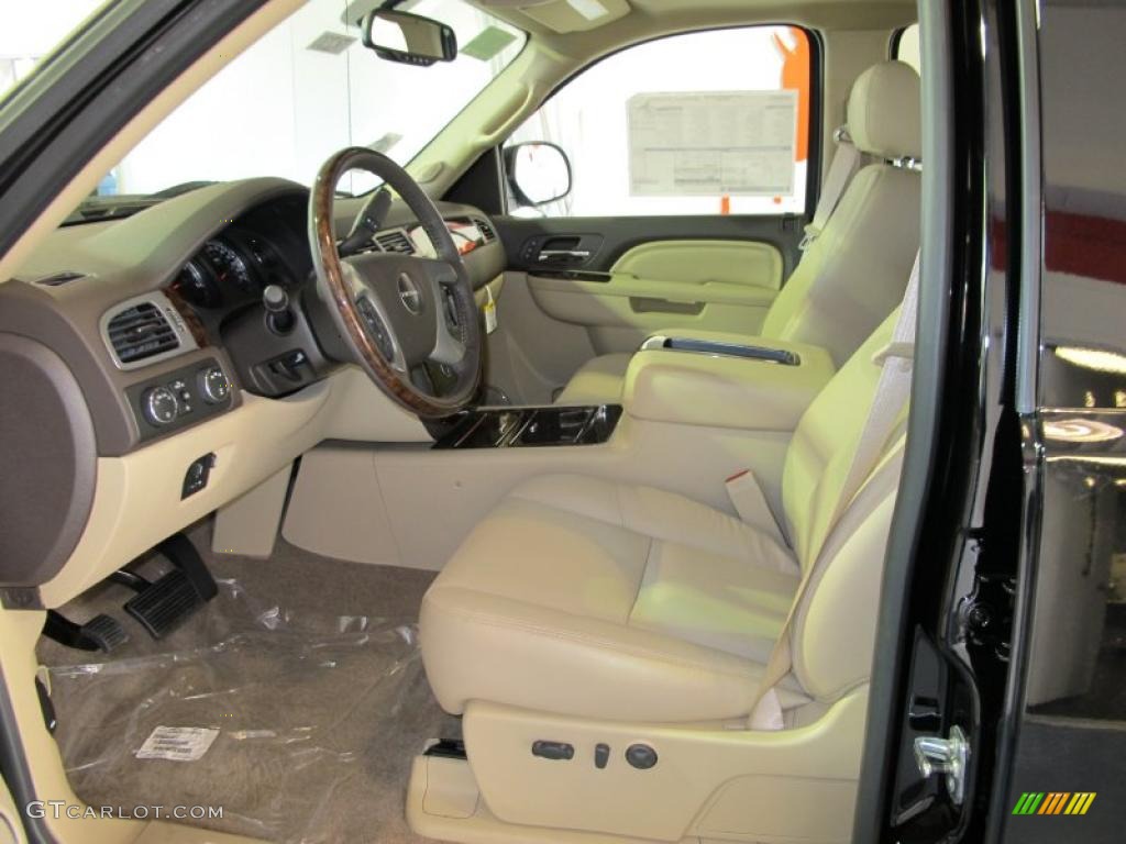 Cocoa/Light Cashmere Interior 2011 GMC Sierra 2500HD Denali Crew Cab 4x4 Photo #40971728