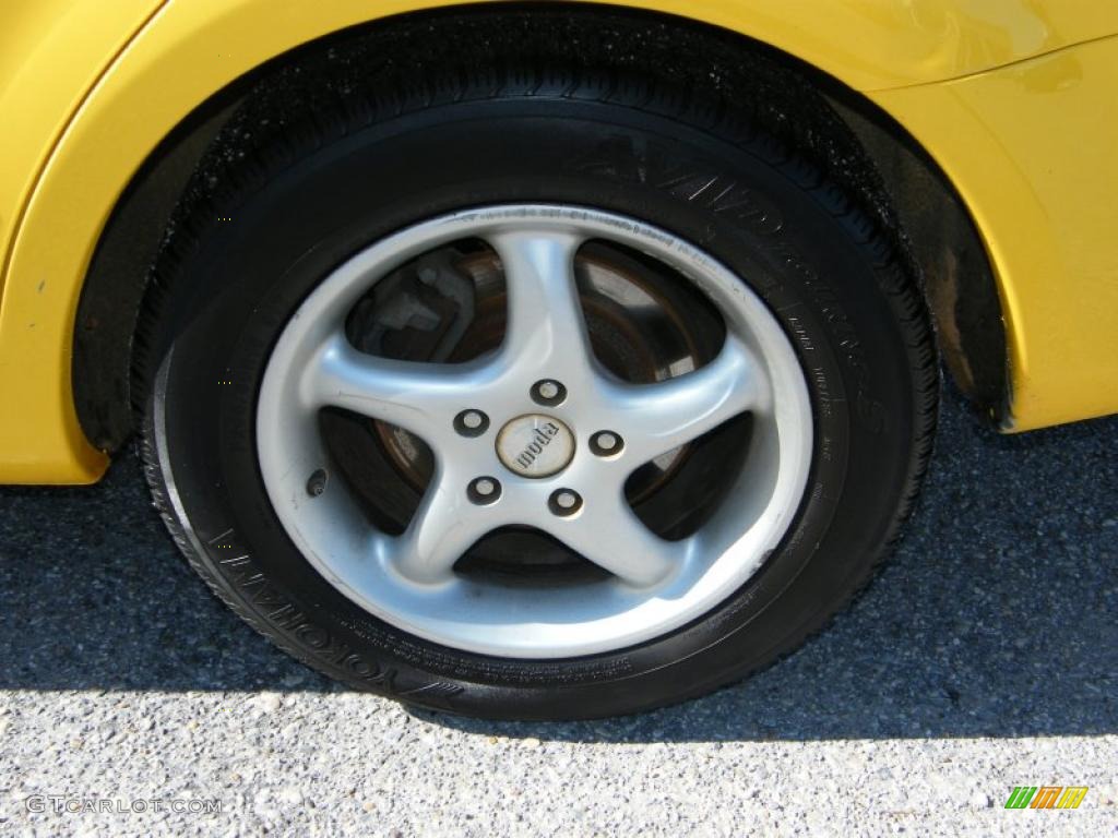 2003 MAZDA6 i Sedan - Speed Yellow / Gray photo #9
