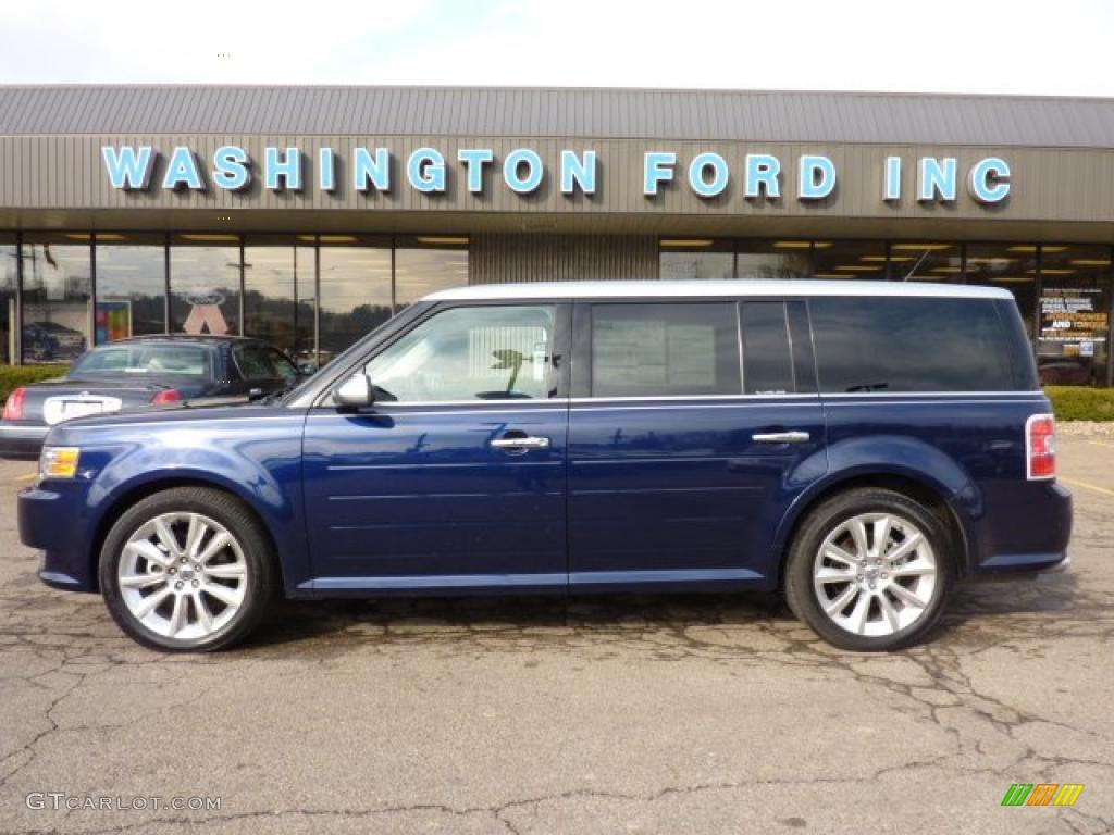2011 Flex Limited AWD EcoBoost - Kona Blue Metallic / Charcoal Black photo #1