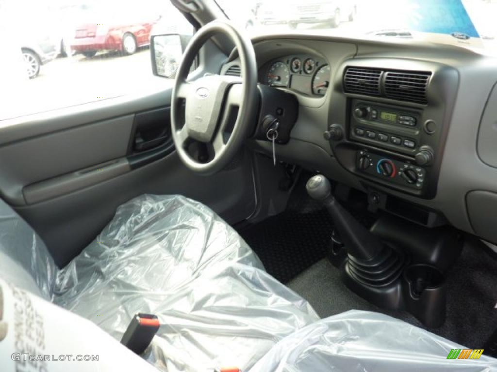 2011 Ford Ranger XL Regular Cab Medium Dark Flint Dashboard Photo #40972984