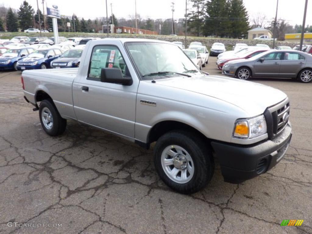 Silver Metallic 2011 Ford Ranger XL Regular Cab Exterior Photo #40973468