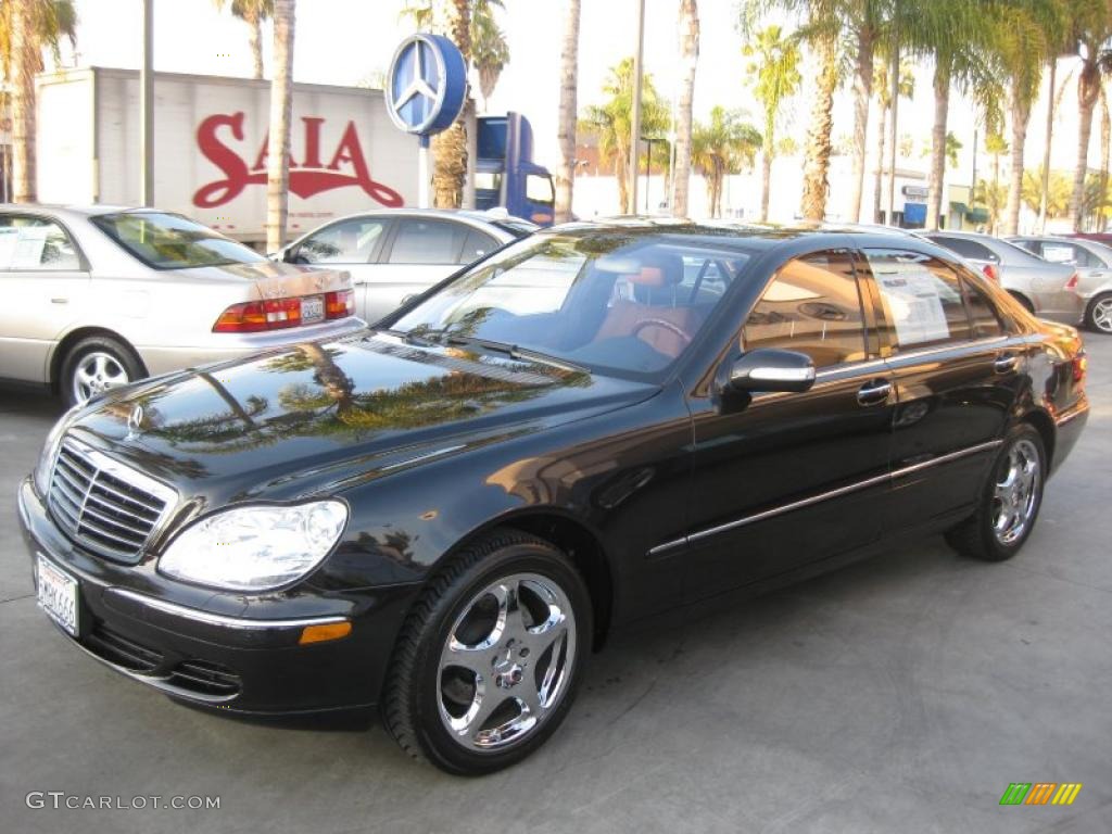 designo Mocha Black Metallic 2005 Mercedes-Benz S 500 Sedan Exterior Photo #40973696