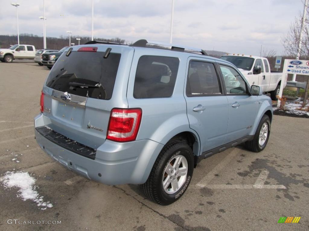 Light Ice Blue 2008 Ford Escape Hybrid 4WD Exterior Photo #40973888