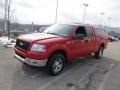 2004 Bright Red Ford F150 XLT SuperCab 4x4  photo #4