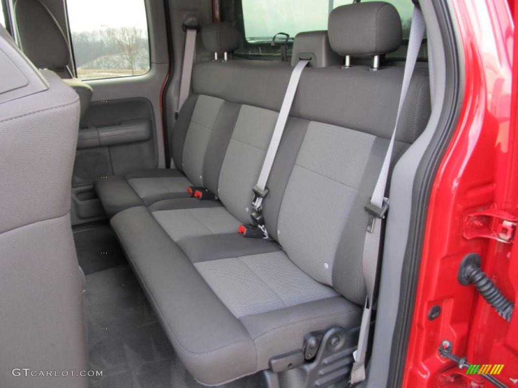 2004 F150 XLT SuperCab 4x4 - Bright Red / Black/Medium Flint photo #14