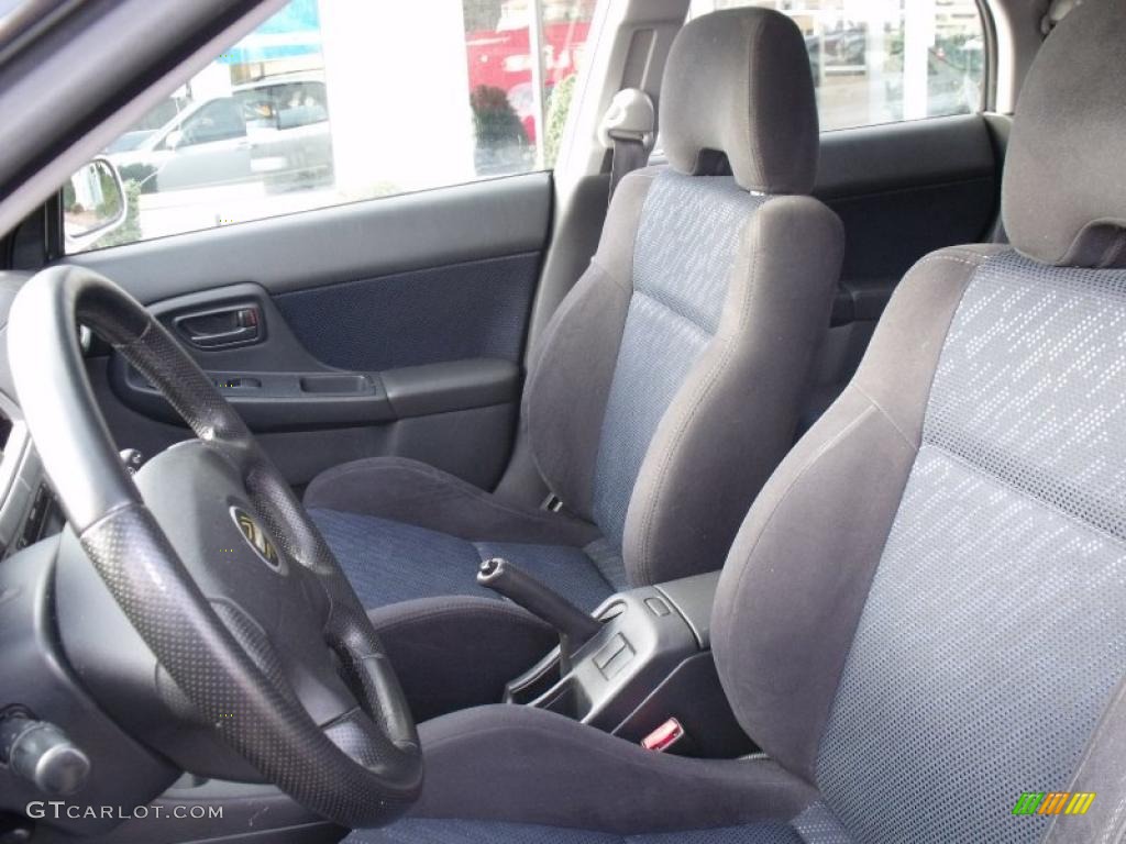 Black Interior 2002 Subaru Impreza WRX Wagon Photo #40978244