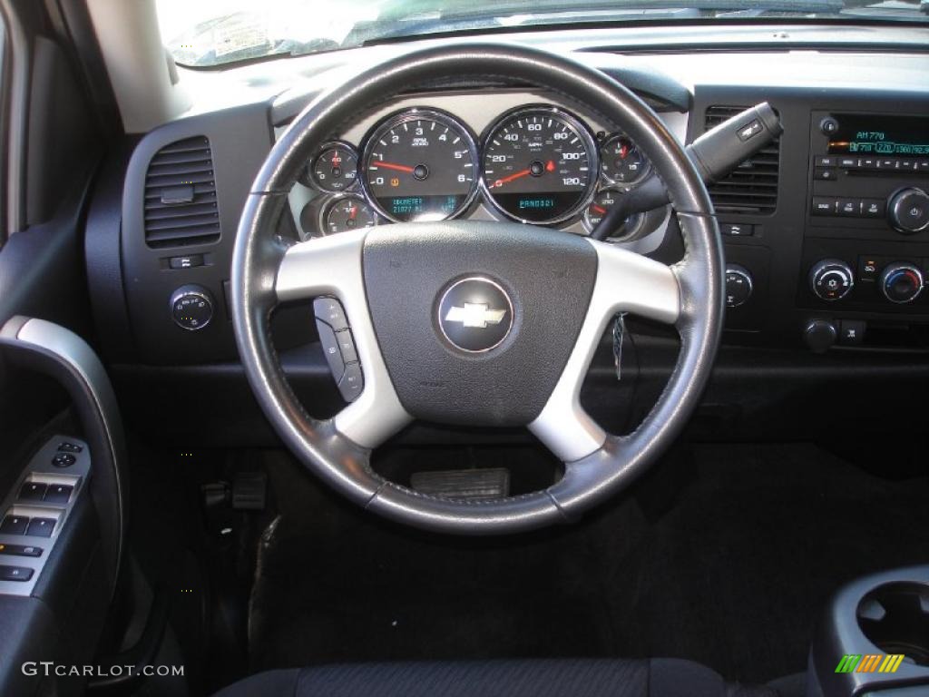 2010 Silverado 1500 LT Crew Cab 4x4 - Black / Ebony photo #13