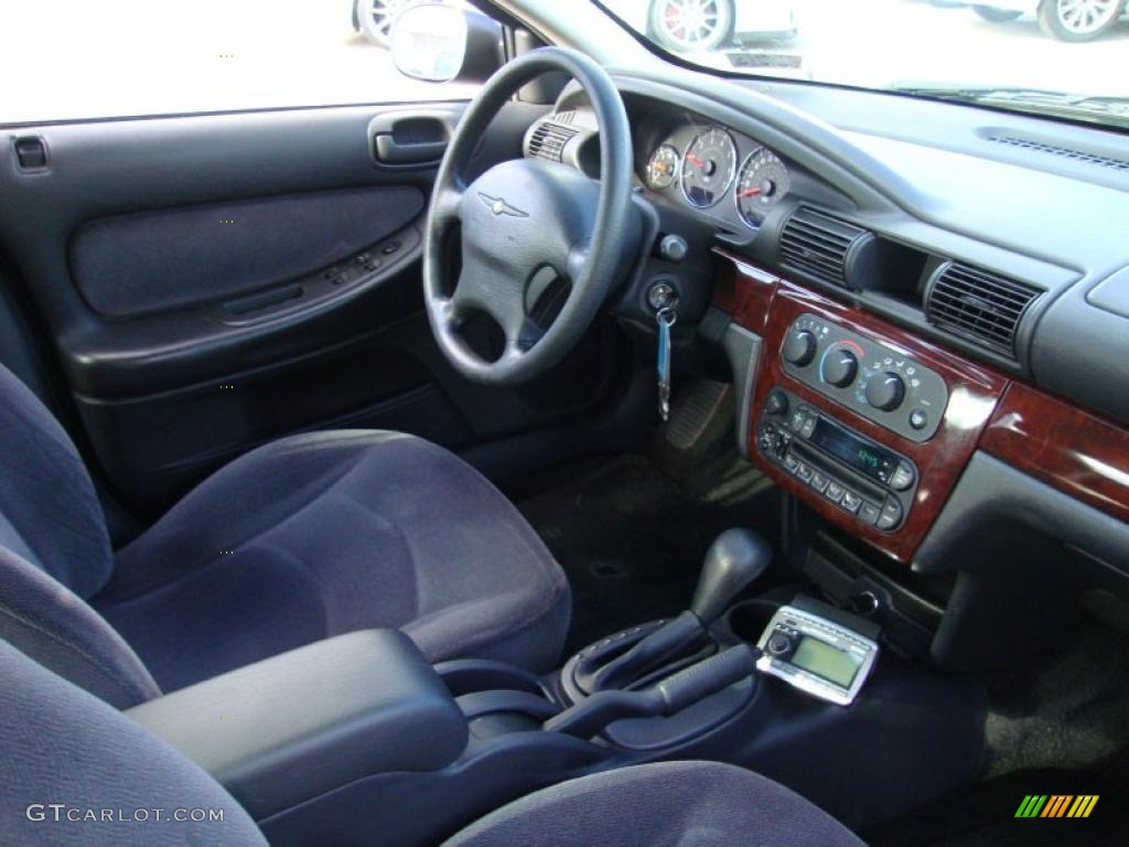 2002 Chrysler Sebring LX Sedan Dark Slate Gray Dashboard Photo #40979392