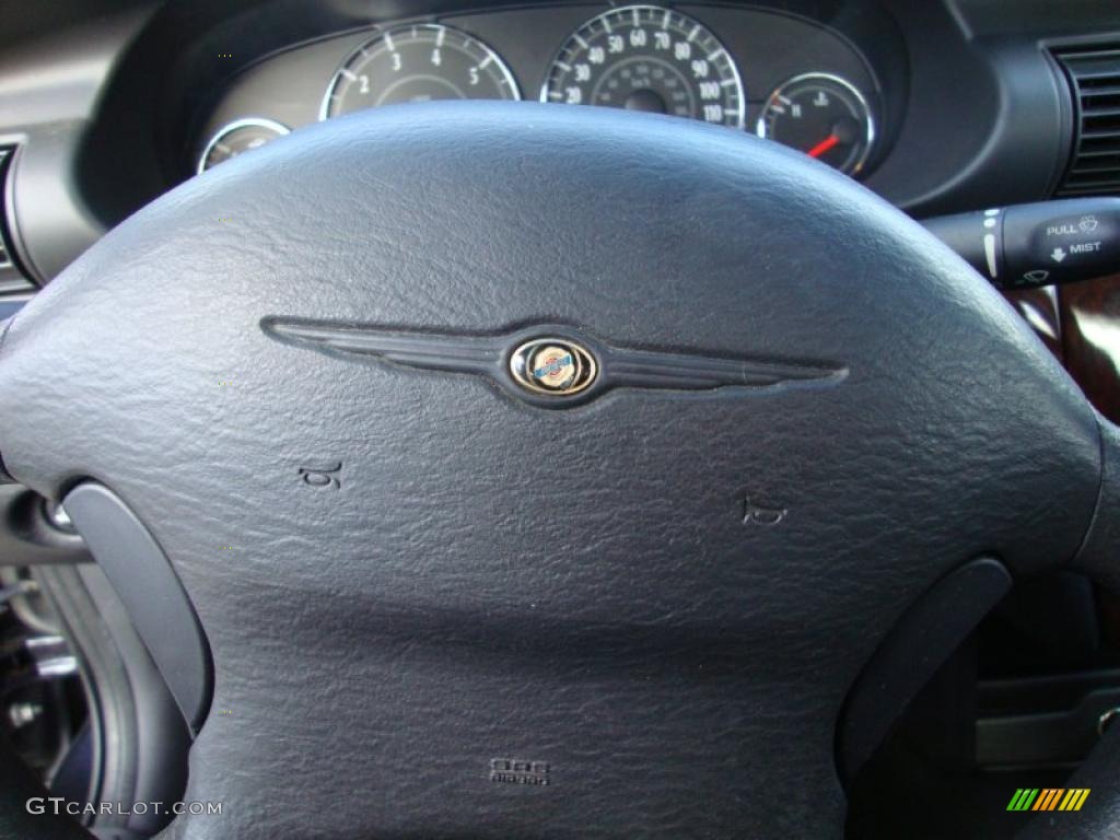 2002 Sebring LX Sedan - Deep Sapphire Blue Pearl / Dark Slate Gray photo #43