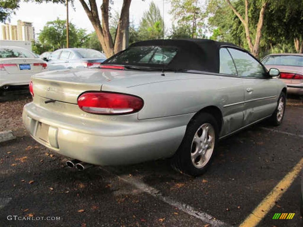 2000 Sebring JXi Convertible - Light Cypress Green Metallic / Agate photo #2