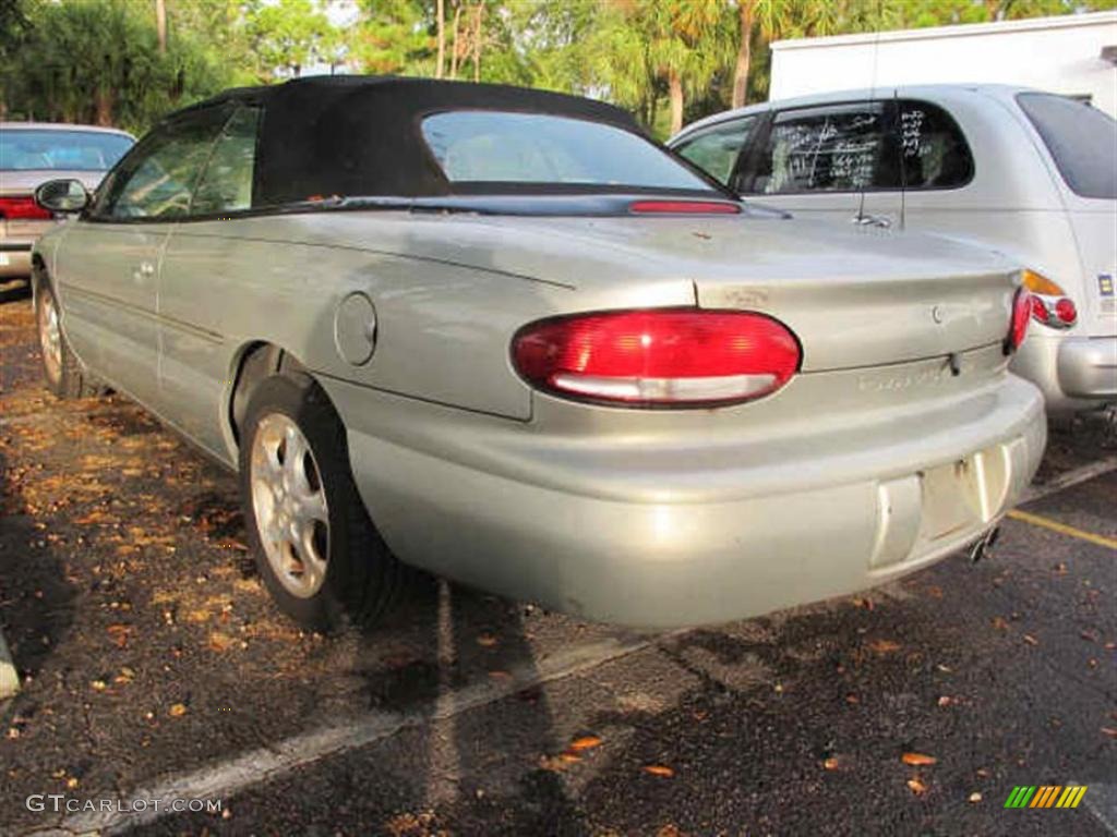 2000 Sebring JXi Convertible - Light Cypress Green Metallic / Agate photo #4