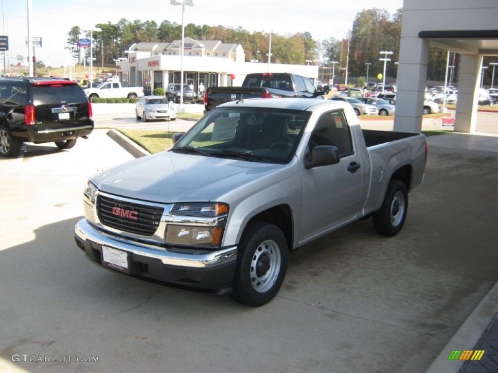 2011 Canyon Regular Cab - Pure Silver Metallic / Ebony photo #1