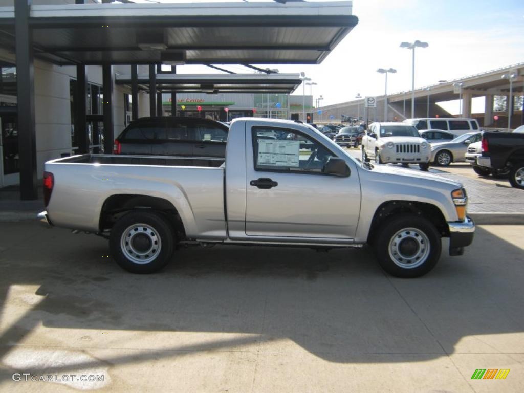 Pure Silver Metallic 2011 GMC Canyon Regular Cab Exterior Photo #40981837