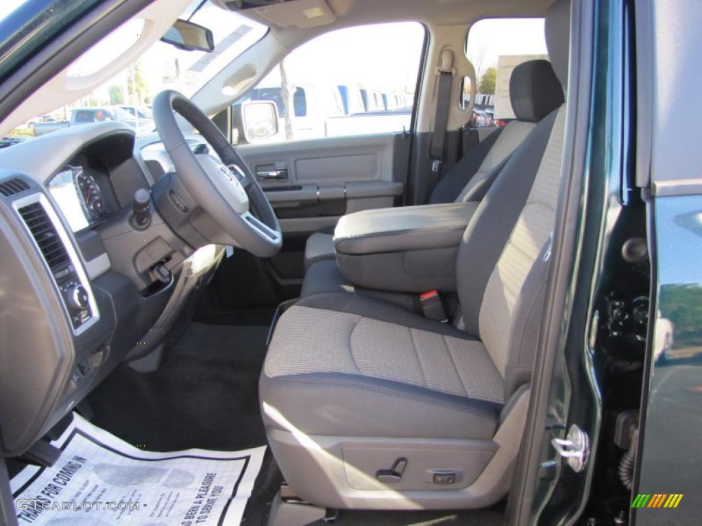 2011 Ram 1500 SLT Outdoorsman Crew Cab 4x4 - Hunter Green Pearl / Dark Slate Gray/Medium Graystone photo #7