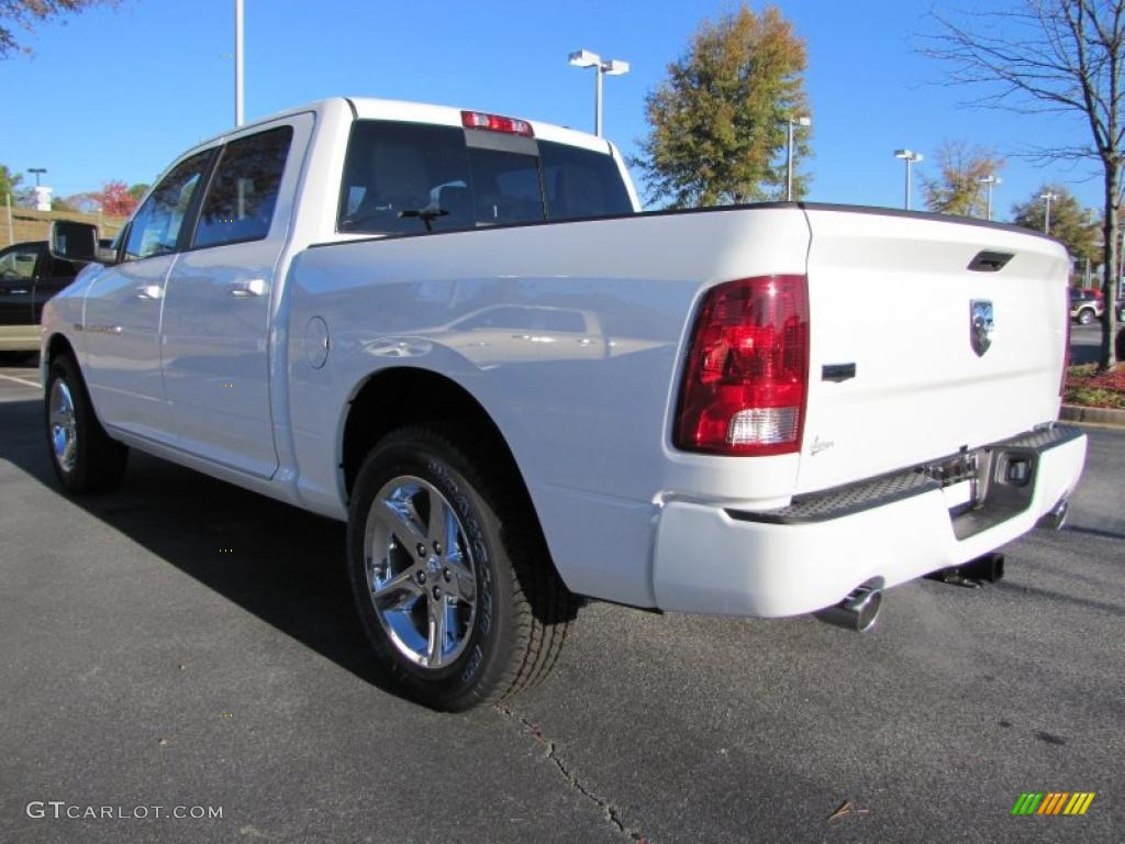 2011 Ram 1500 Laramie Crew Cab - Bright White / Dark Slate Gray photo #2
