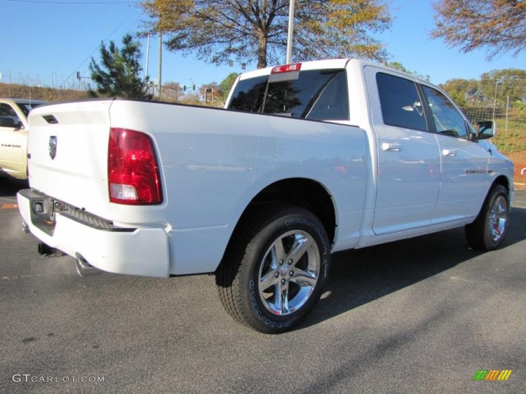 2011 Ram 1500 Laramie Crew Cab - Bright White / Dark Slate Gray photo #3
