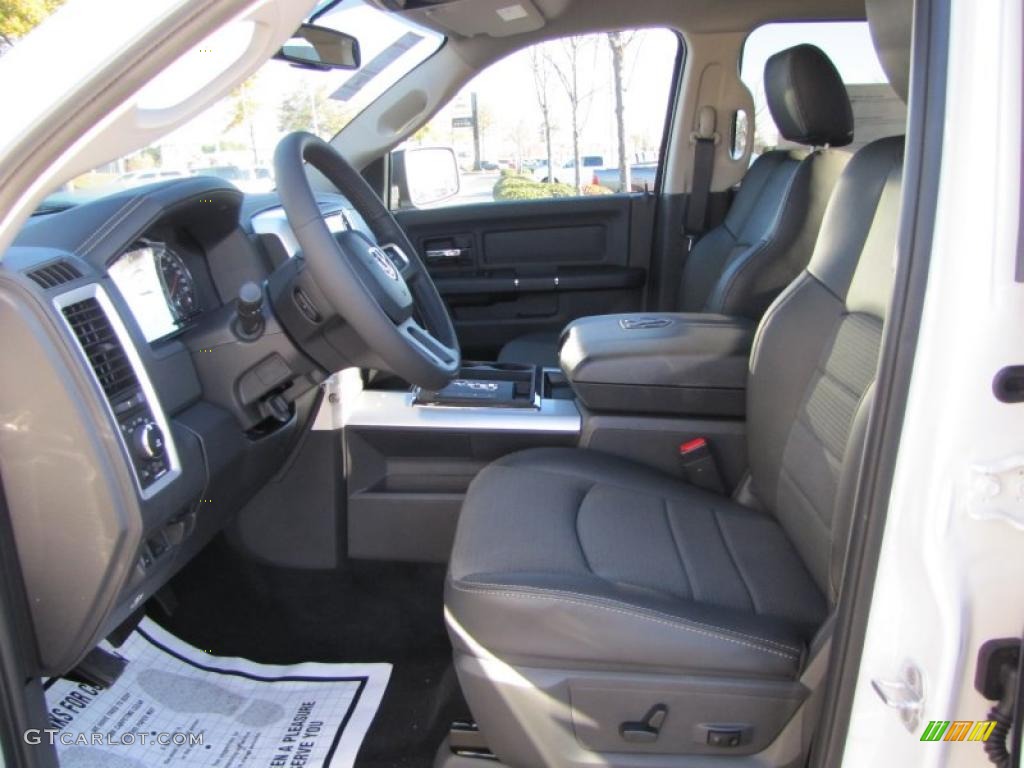 2011 Ram 1500 Laramie Crew Cab - Bright White / Dark Slate Gray photo #7