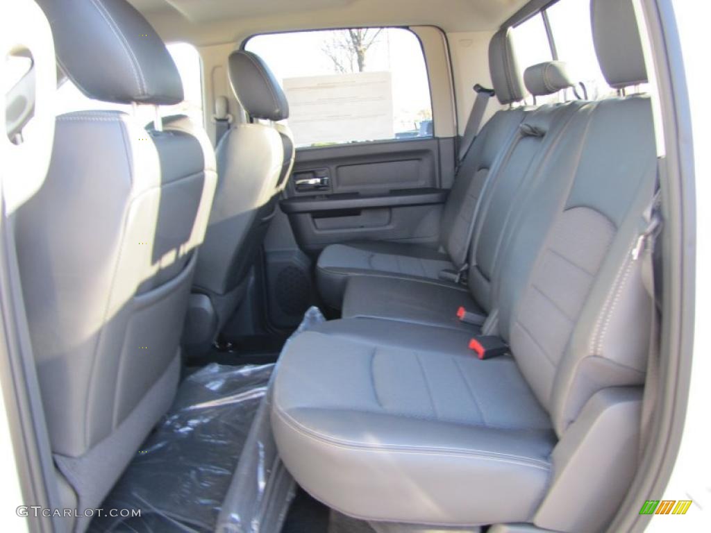 2011 Ram 1500 Laramie Crew Cab - Bright White / Dark Slate Gray photo #8