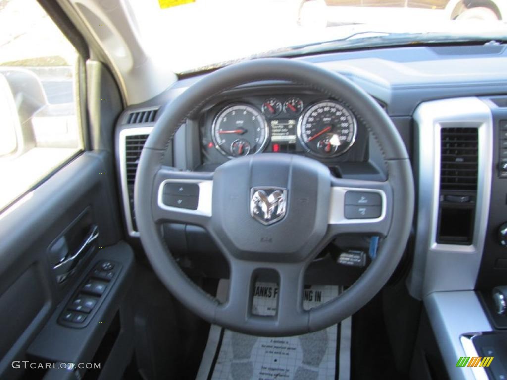 2011 Ram 1500 Laramie Crew Cab - Bright White / Dark Slate Gray photo #11