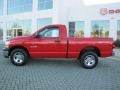 2008 Flame Red Dodge Ram 1500 SXT Regular Cab  photo #2