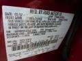  2007 Montego Premier Merlot Metallic Color Code FX