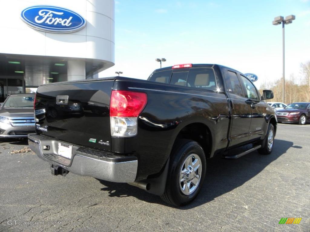 2009 Tundra SR5 Double Cab 4x4 - Black / Sand photo #3