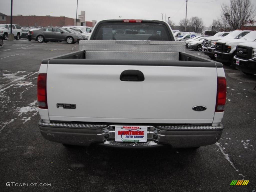 2002 F150 XLT Regular Cab - Oxford White / Medium Parchment photo #5