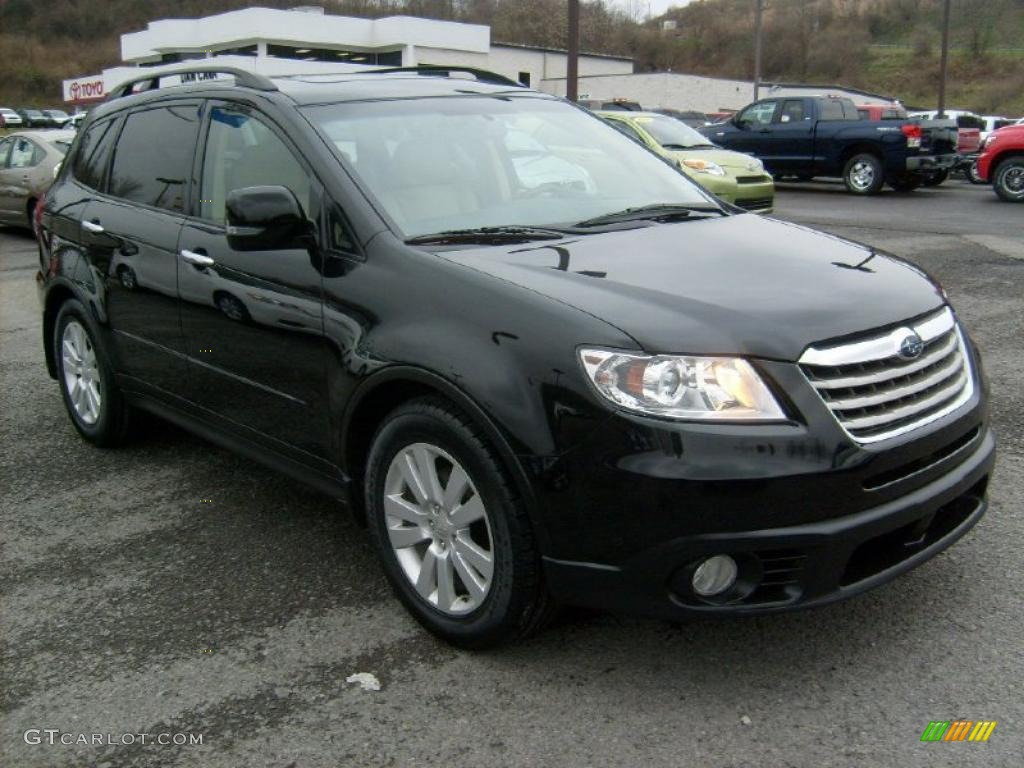 Obsidian Black Pearl 2008 Subaru Tribeca Limited 5 Passenger Exterior Photo #40988877