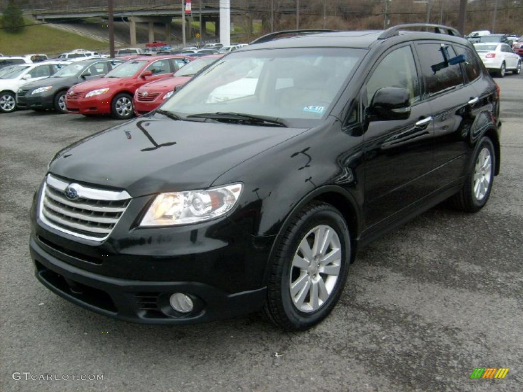 Obsidian Black Pearl 2008 Subaru Tribeca Limited 5 Passenger Exterior Photo #40988909