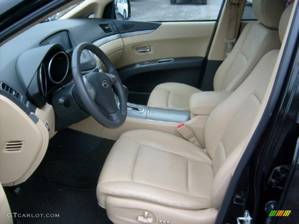 Desert Beige Interior 2008 Subaru Tribeca Limited 5 Passenger Photo #40989045