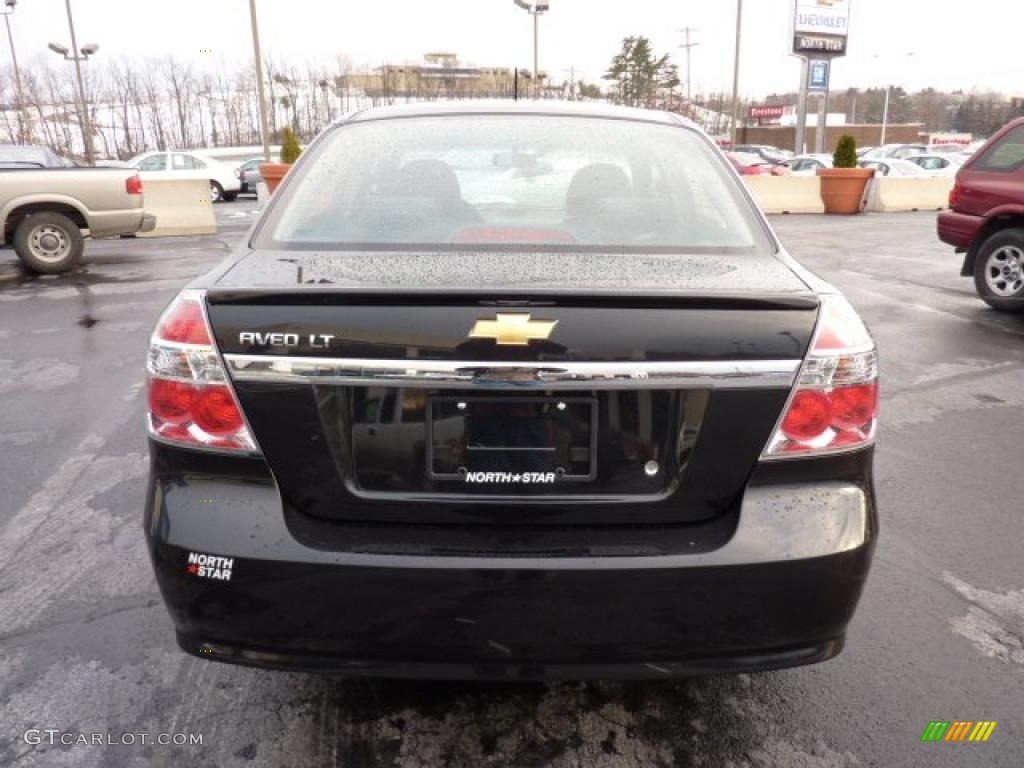 2010 Aveo LT Sedan - Black Granite / Charcoal photo #6