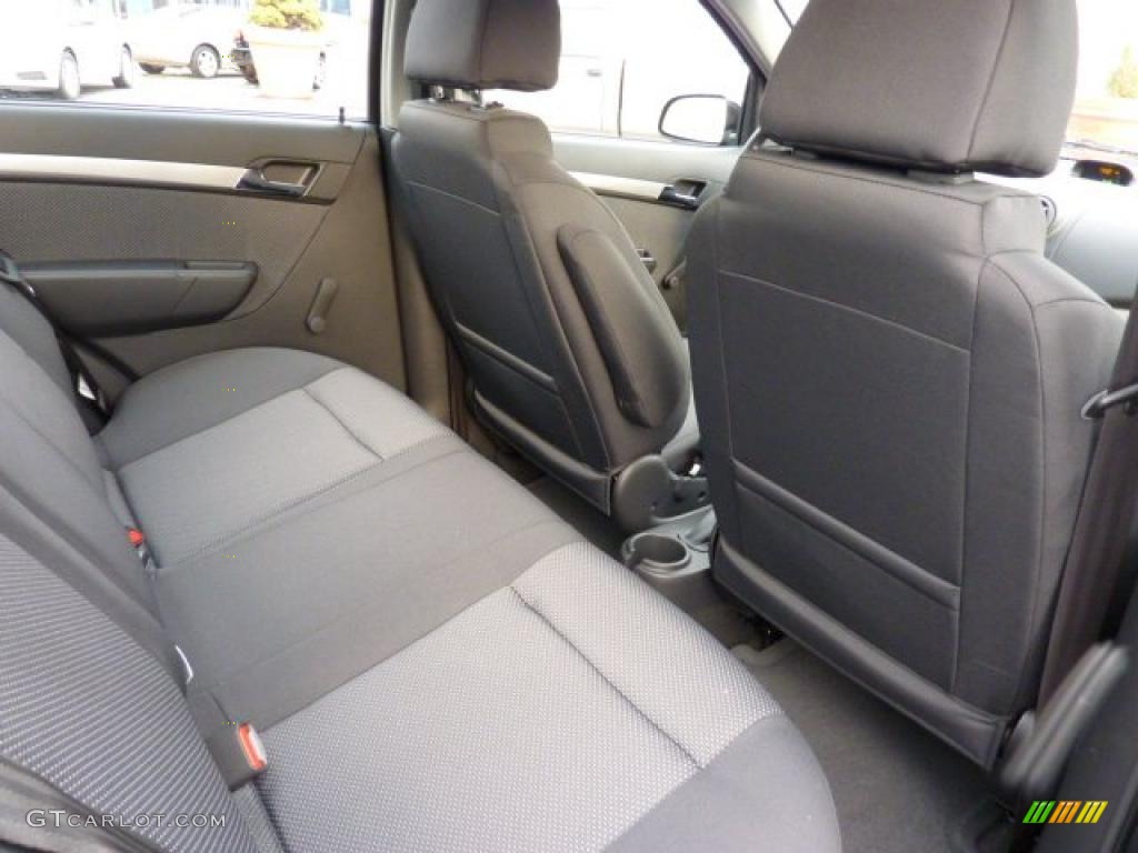 2010 Aveo LT Sedan - Black Granite / Charcoal photo #9