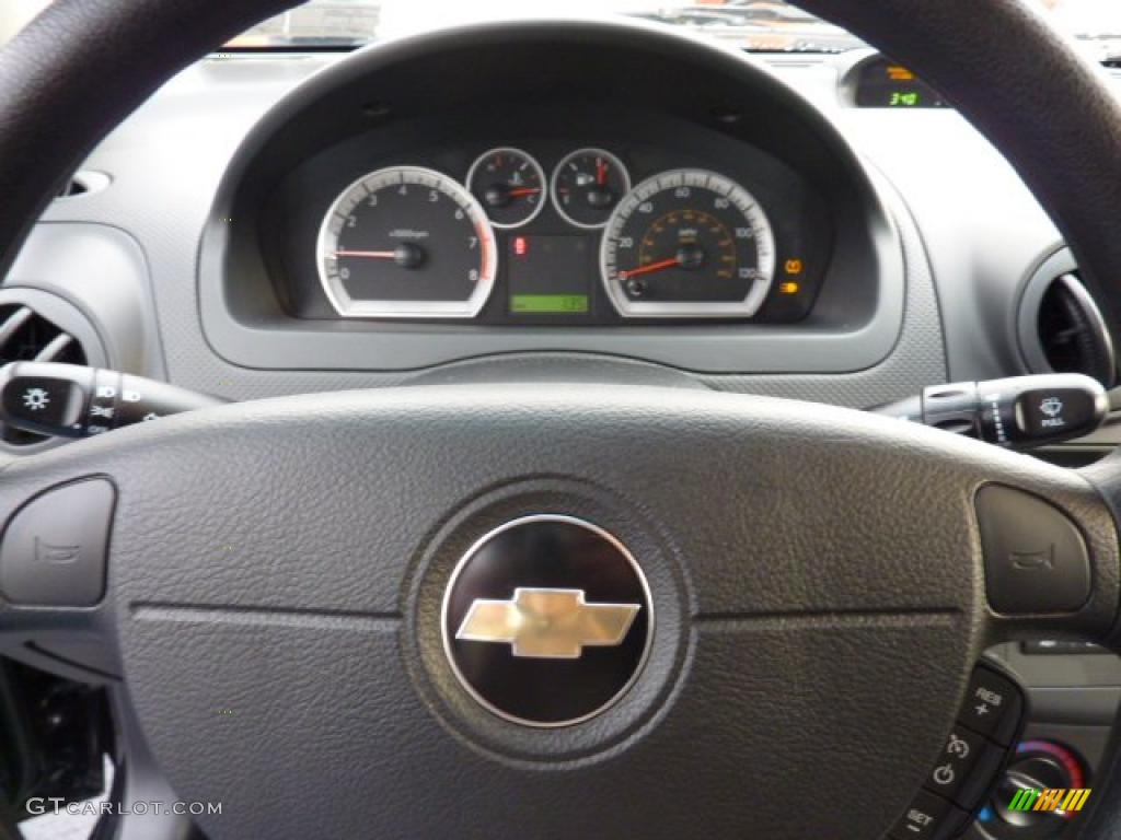 2010 Aveo LT Sedan - Black Granite / Charcoal photo #19