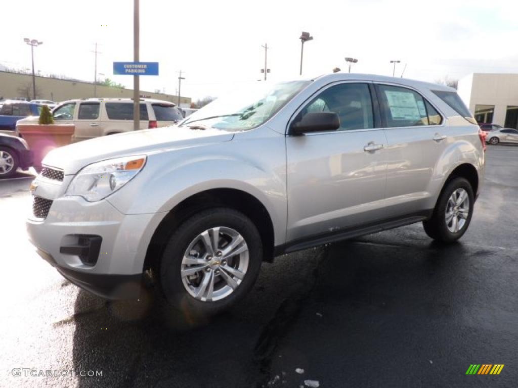 Silver Ice Metallic 2011 Chevrolet Equinox LS Exterior Photo #40990241