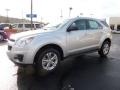 Silver Ice Metallic 2011 Chevrolet Equinox LS Exterior