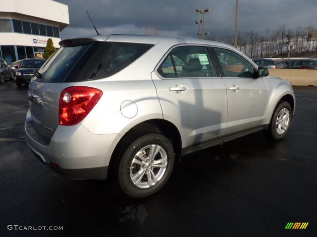 Silver Ice Metallic 2011 Chevrolet Equinox LS Exterior Photo #40990349