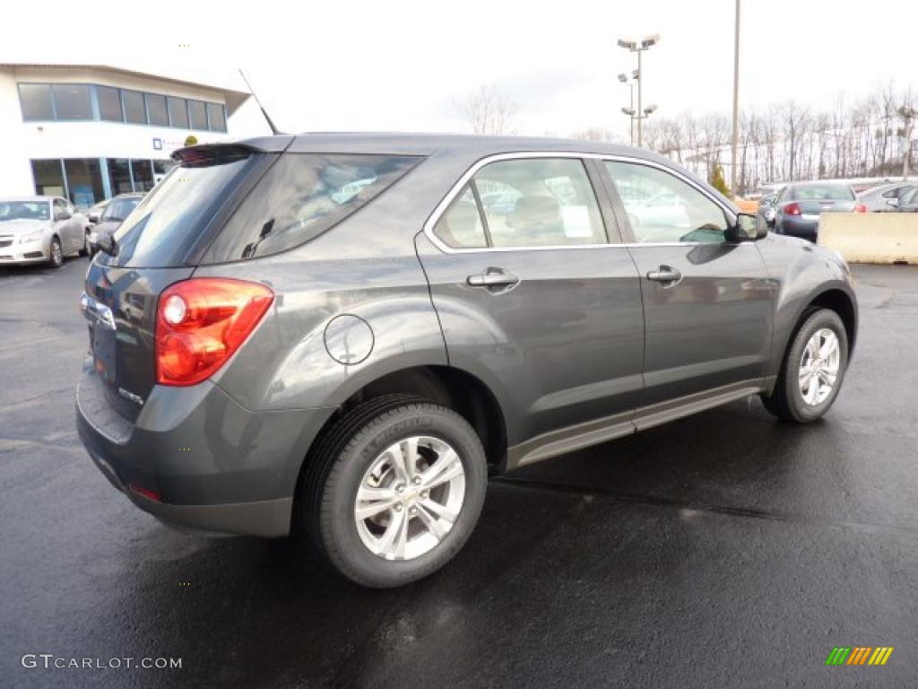 Cyber Gray Metallic 2011 Chevrolet Equinox LS AWD Exterior Photo #40990949