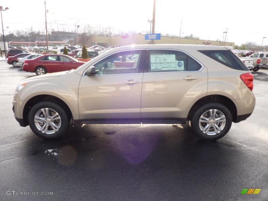 Gold Mist Metallic 2011 Chevrolet Equinox LS Exterior Photo #40991145