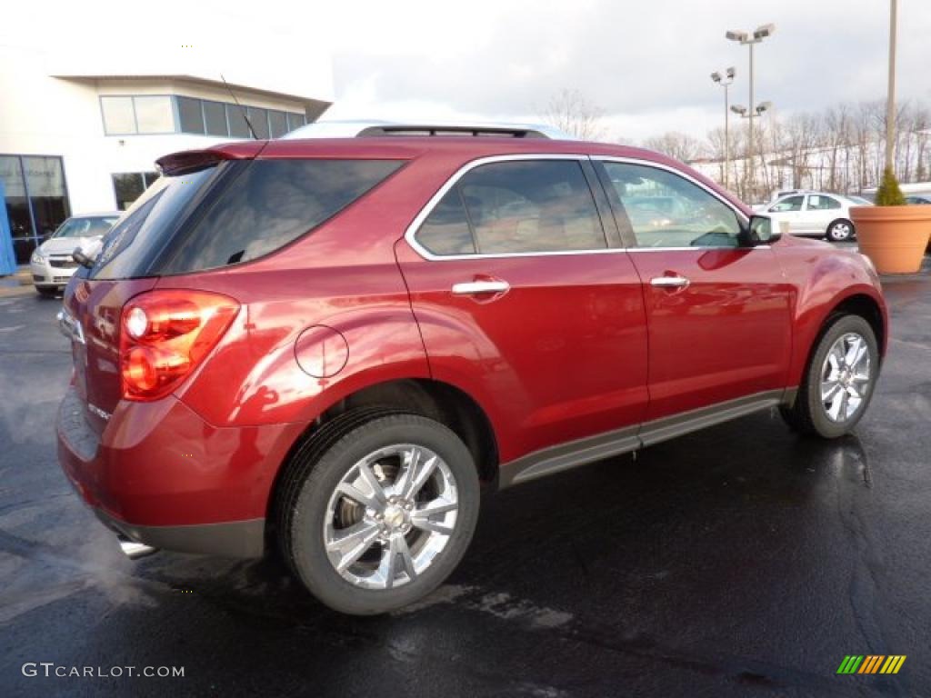 Cardinal Red Metallic 2011 Chevrolet Equinox LTZ AWD Exterior Photo #40991829