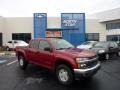 2005 Dark Cherry Red Metallic Chevrolet Colorado Z71 Crew Cab 4x4  photo #1