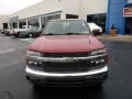 2005 Dark Cherry Red Metallic Chevrolet Colorado Z71 Crew Cab 4x4  photo #11