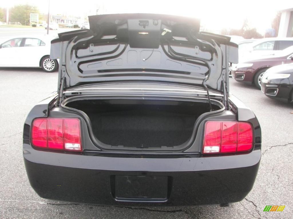 2007 Mustang V6 Premium Convertible - Black / Dark Charcoal photo #7