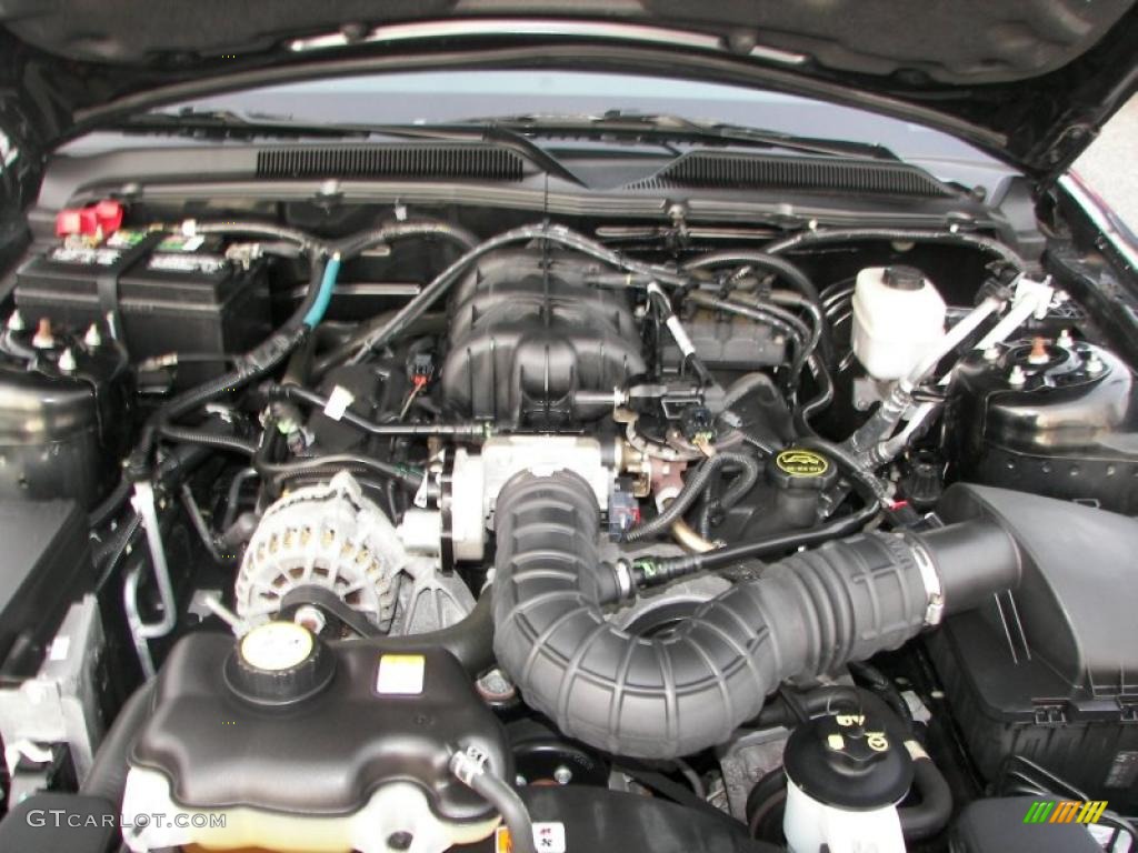 2007 Mustang V6 Premium Convertible - Black / Dark Charcoal photo #11