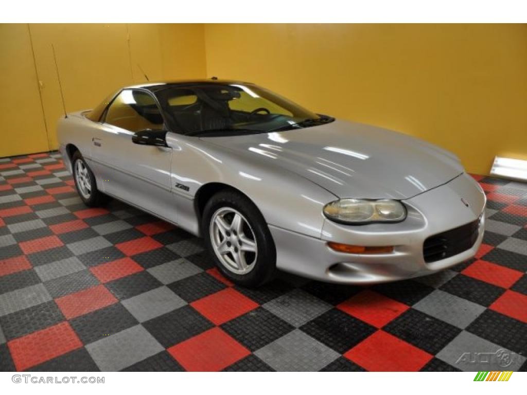 1999 Camaro Z28 Coupe - Light Pewter Metallic / Dark Gray photo #1